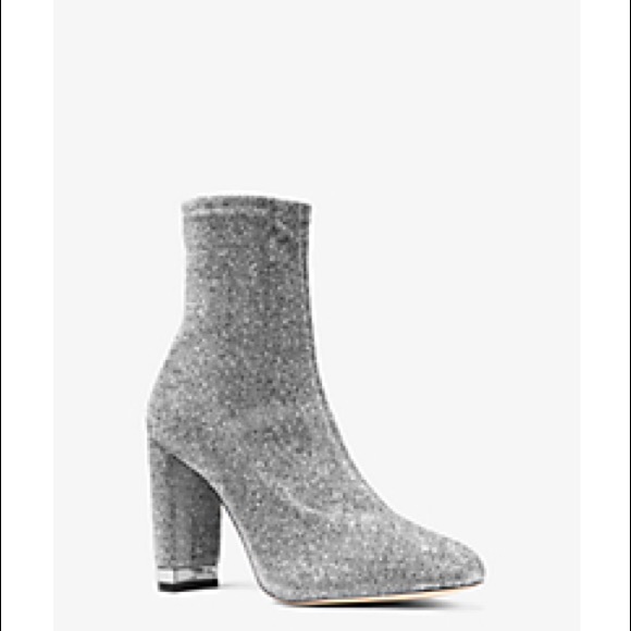 Michael Kors Mandy Glitter Stretch Bootie - Picture 4 of 4